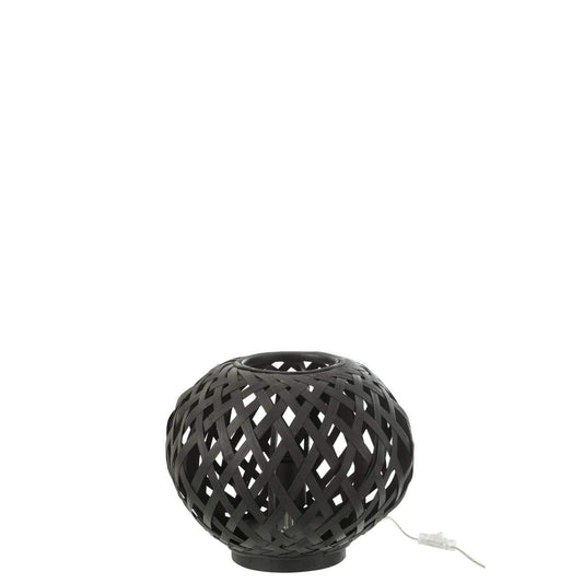 J-Line J-Line lamp - bamboe - zwart