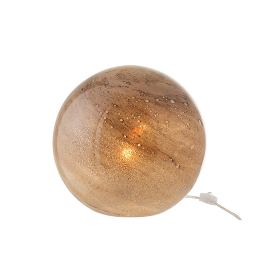J-Line J-Line Lamp Dany Rond - glas - bruin - large