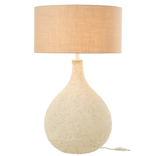 J-Line J-Line lamp Emi - glas/steen - wit - large