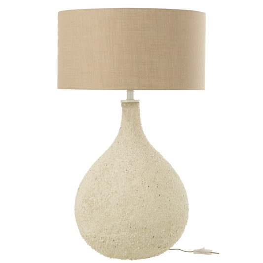 J-Line J-Line lamp Emi - glas/steen - wit - large