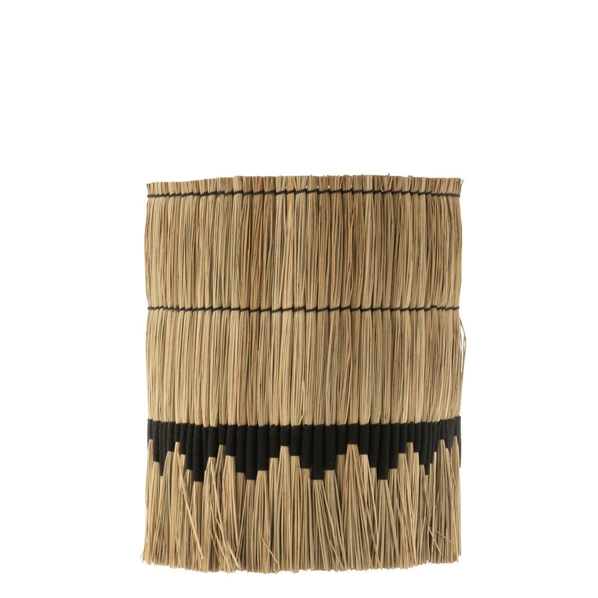 J-Line J-Line Lampenkap Motief Gras Naturel/Zwart Large