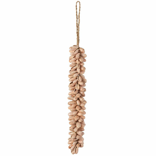J-Line J-Line Mona Schelpen hanger - natuursteen - roze - 2x