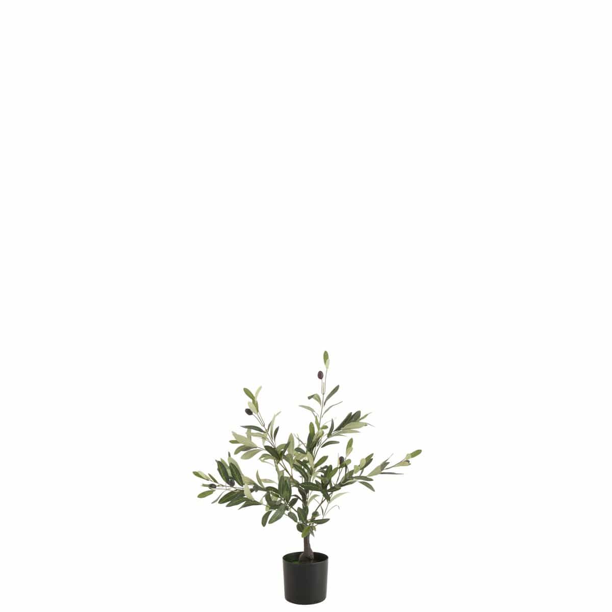 J-Line J-Line Olijfboom In Pot Plastiek Groen Small