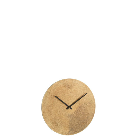J-Line J-Line Rond klok - metaal - goud - S - Ø 37 cm
