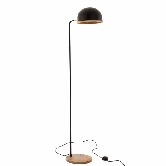 J-Line J-Line Staande Lamp Evy - ijzer/hout - zwart/naturel