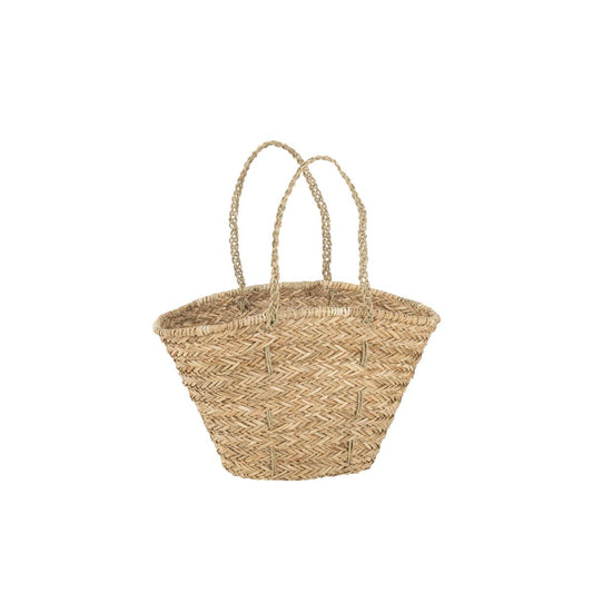 J-Line J-Line Strandtas Lange Handvatten Jute Naturel