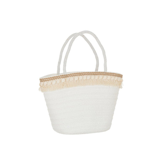 J-Line J-Line Strandtas Schelpen Schelpen Papier Wit