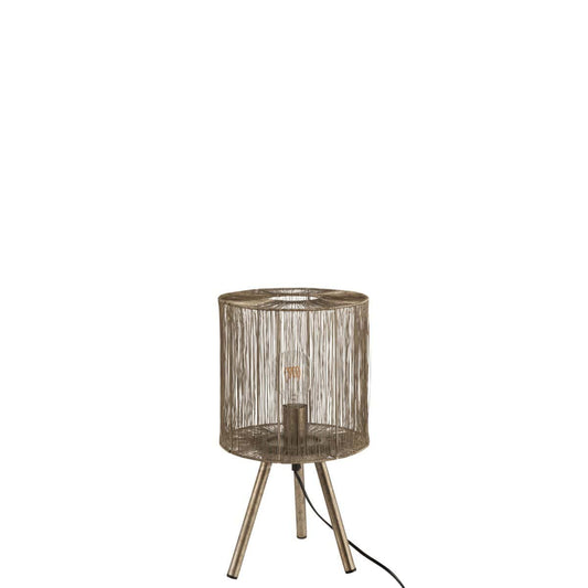 J-Line J-Line tafellamp - metaal Antiek - bruin - small