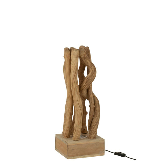 J-Line J-Line tafellamp Takken - hout - naturel