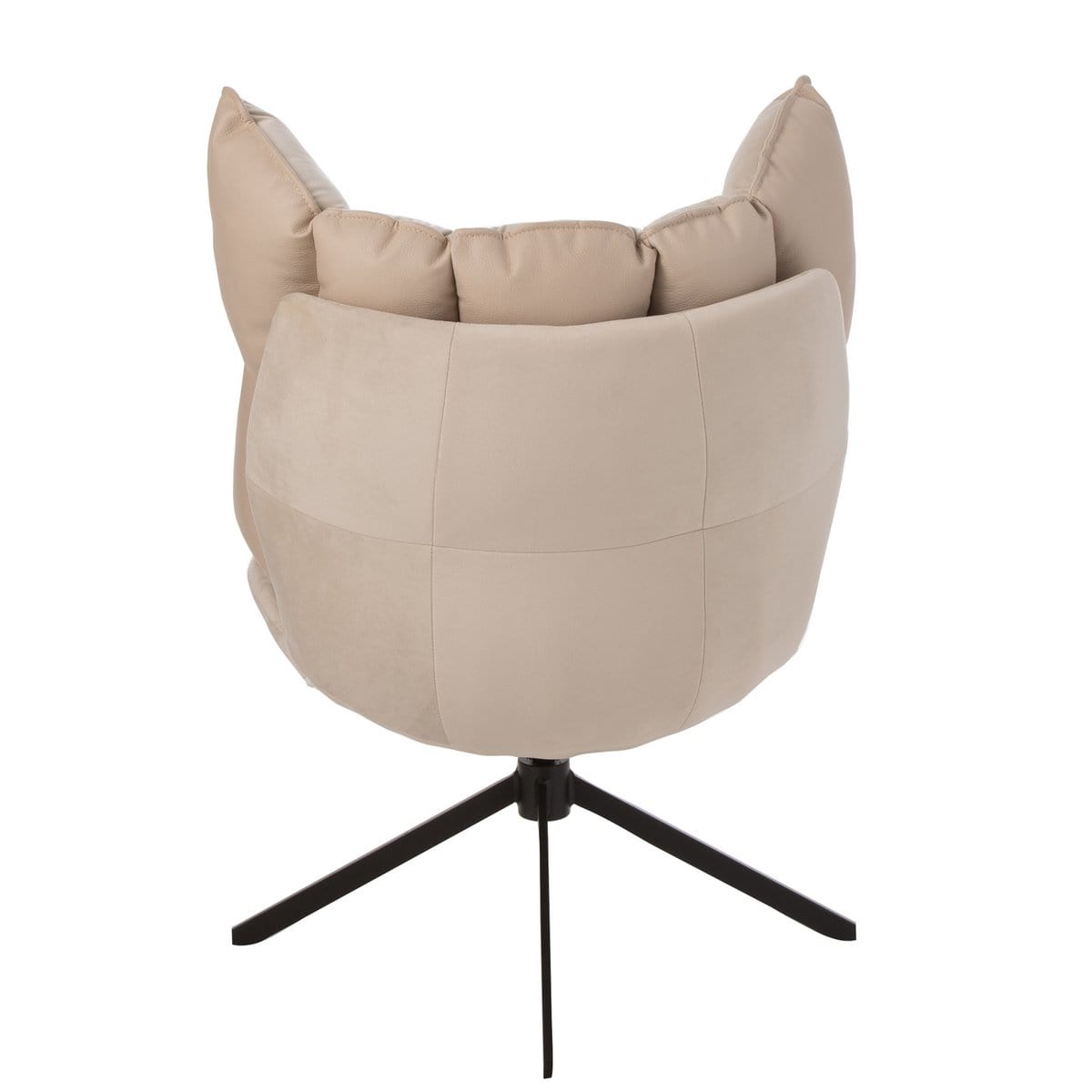 J-Line J-Line theelichthouder Vierkanten - glas - beige - small - 3 stuks