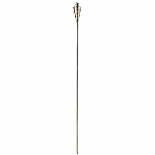 J-Line J-Line Tuinfakkel Conisch Stainless Steel Zilver
