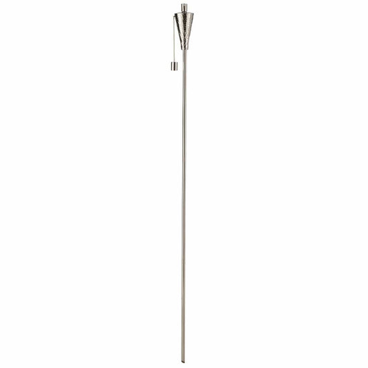 J-Line J-Line Tuinfakkel Conisch Stainless Steel Zilver