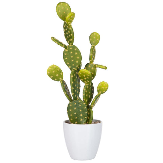 J-Line J-Line Vijgcactus Groen/Melamine Wit Large