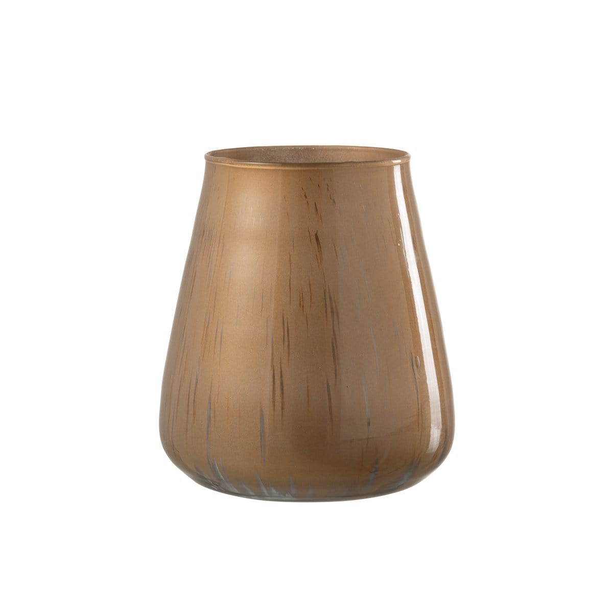 J-Line J-Line windlicht Antiek - glas - bruin - large