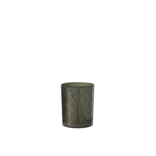 J-Line J-Line windlicht Boog - glas - groen - medium