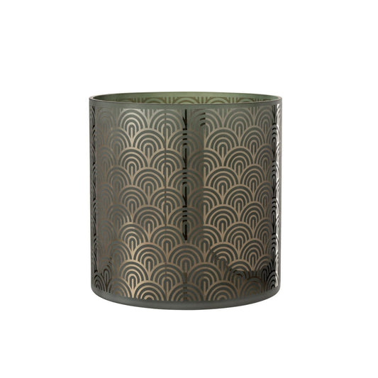 J-Line J-Line Windlicht Boog Glas Groen X-Large
