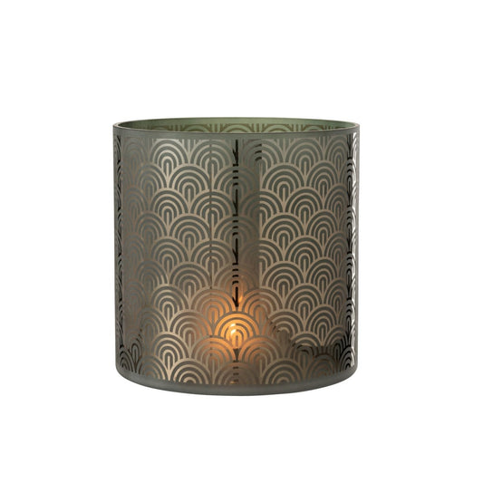 J-Line J-Line Windlicht Boog Glas Groen X-Large