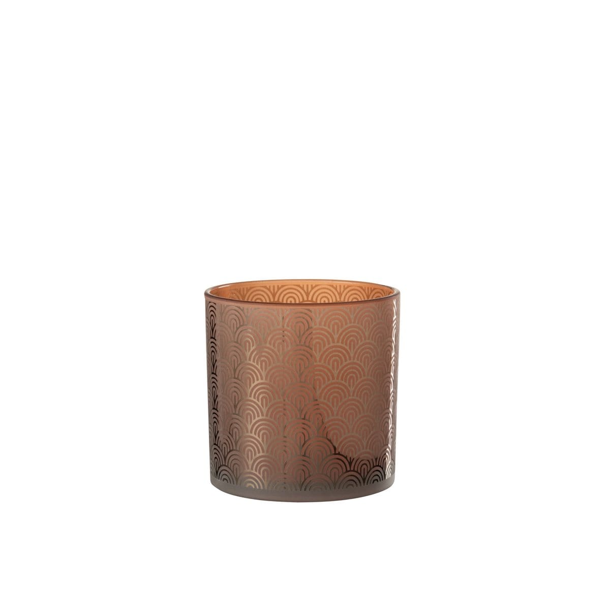 J-Line J-Line windlicht Boog - glas - oranje - large