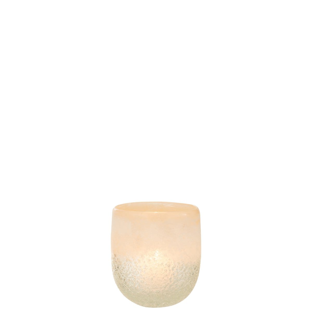 J-Line J-Line windlicht - glas - beige - large