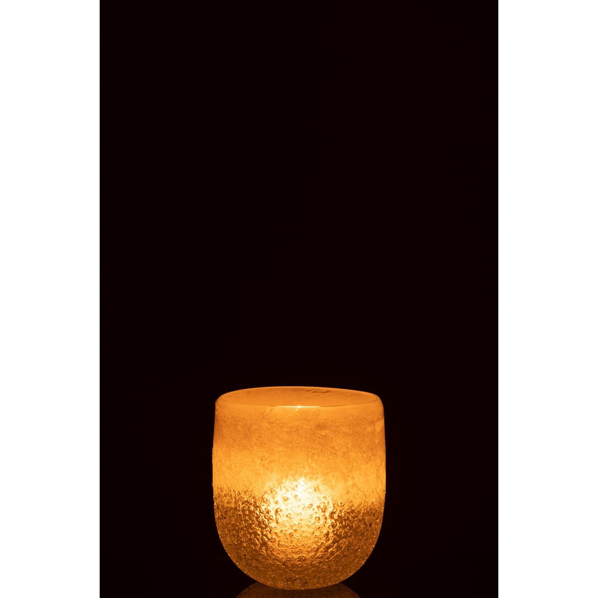 J-Line J-Line windlicht - glas - beige - large