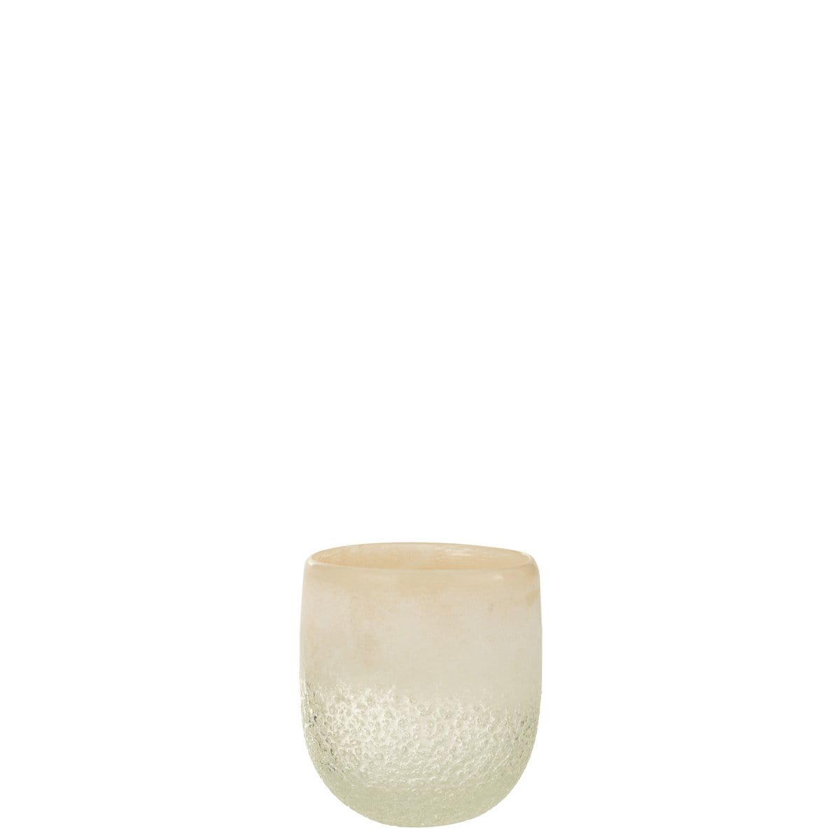 J-Line J-Line windlicht - glas - beige - large