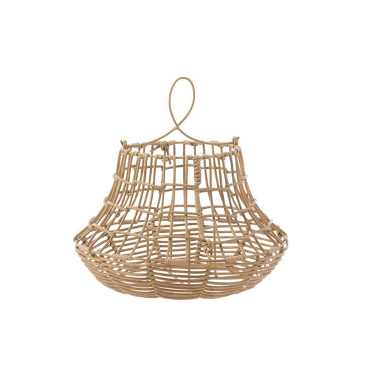 J-Line J-Line windlicht Hangend Hoog - rotan - naturel