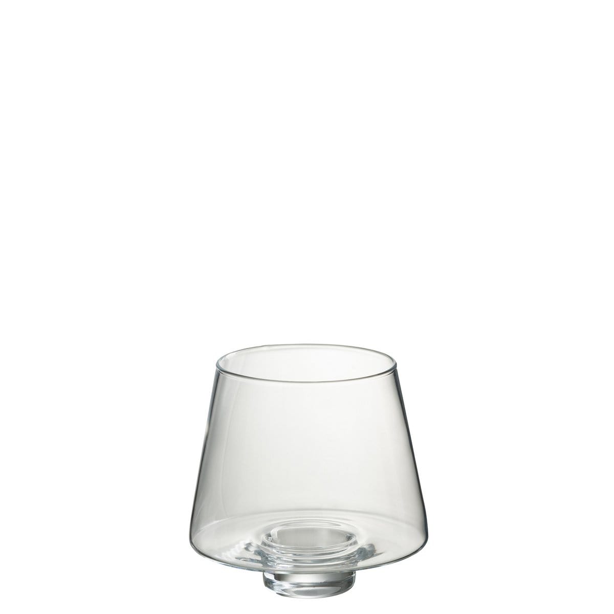J-Line J-Line windlicht Oli - kaarshouder - glas - transparant - large -