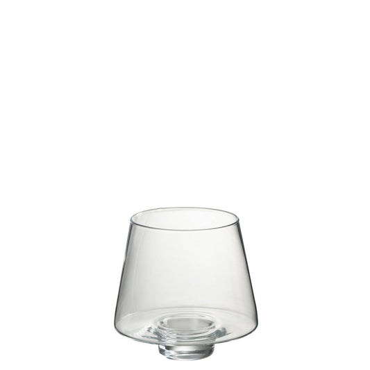 J-Line J-Line windlicht Oli - kaarshouder - glas - transparant - large -