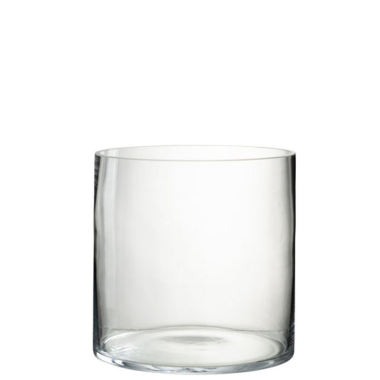 J-Line J-Line windlicht Rond - kaarshouder - glas - transparant