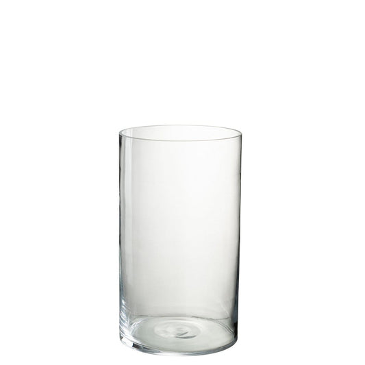 J-Line J-Line windlicht Rond - kaarshouder - glas - transparant - medium