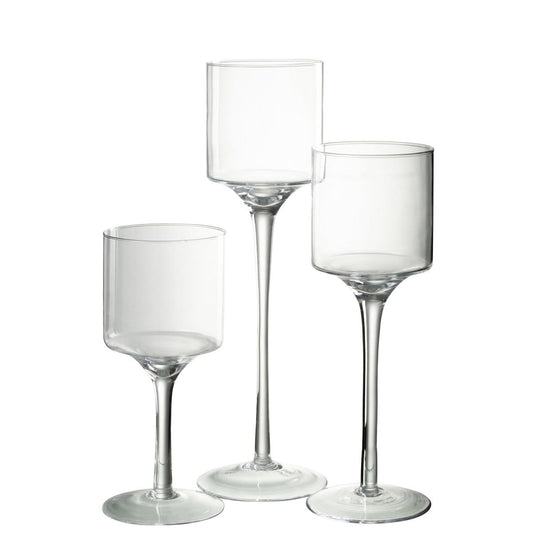 J-Line J-Line windlicht Seni - glas - large