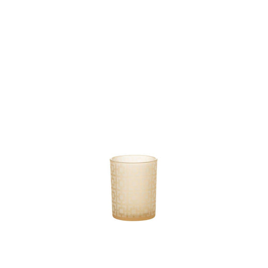 J-Line J-Line windlicht Vierkanten - glas - beige - medium