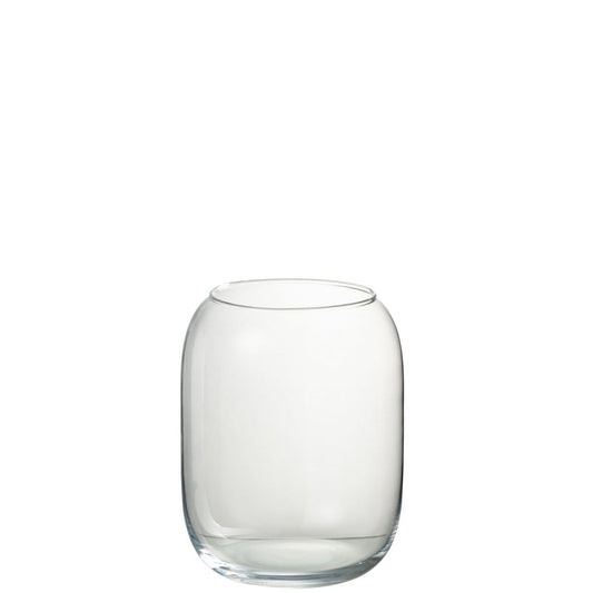 J-Line J-Line windlicht Zilly - kaarshouder - glas - transparant
