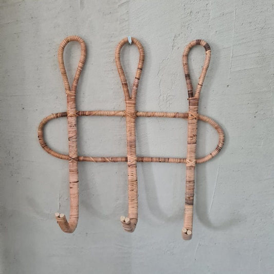 Tamegrouteshop Kapstok Bamboe 3 haken