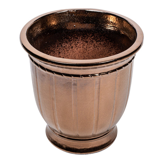 PTMD Kelsy Bronze keramische pot antiek rond SV4