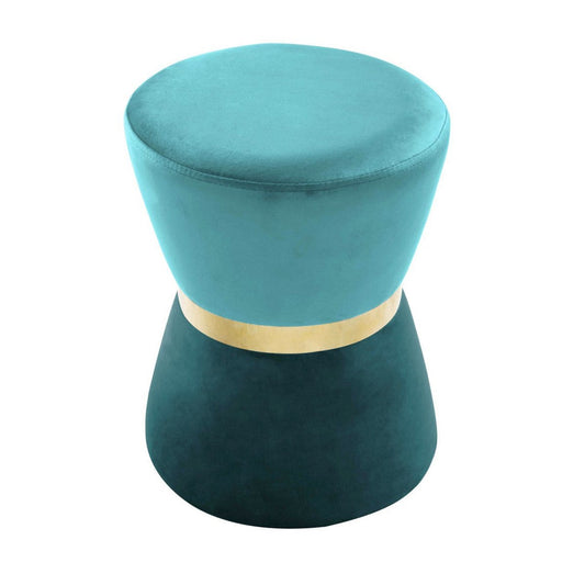 Voglrieder kreatives Wohnen Kruk op maat 2e keus Ø 32 H 42 cm fluwelen kruk fluwelen poef velours kruk tot 150 kg bel