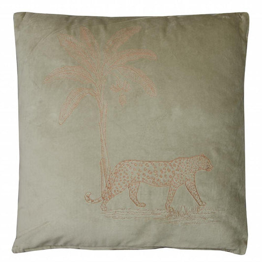 Home Delight B.V. Kussen Jungle taupe velvet
