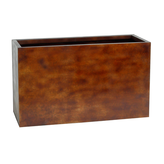 PTMD Lamellen Koperen zinken pot rechthoek dikke rand SV3