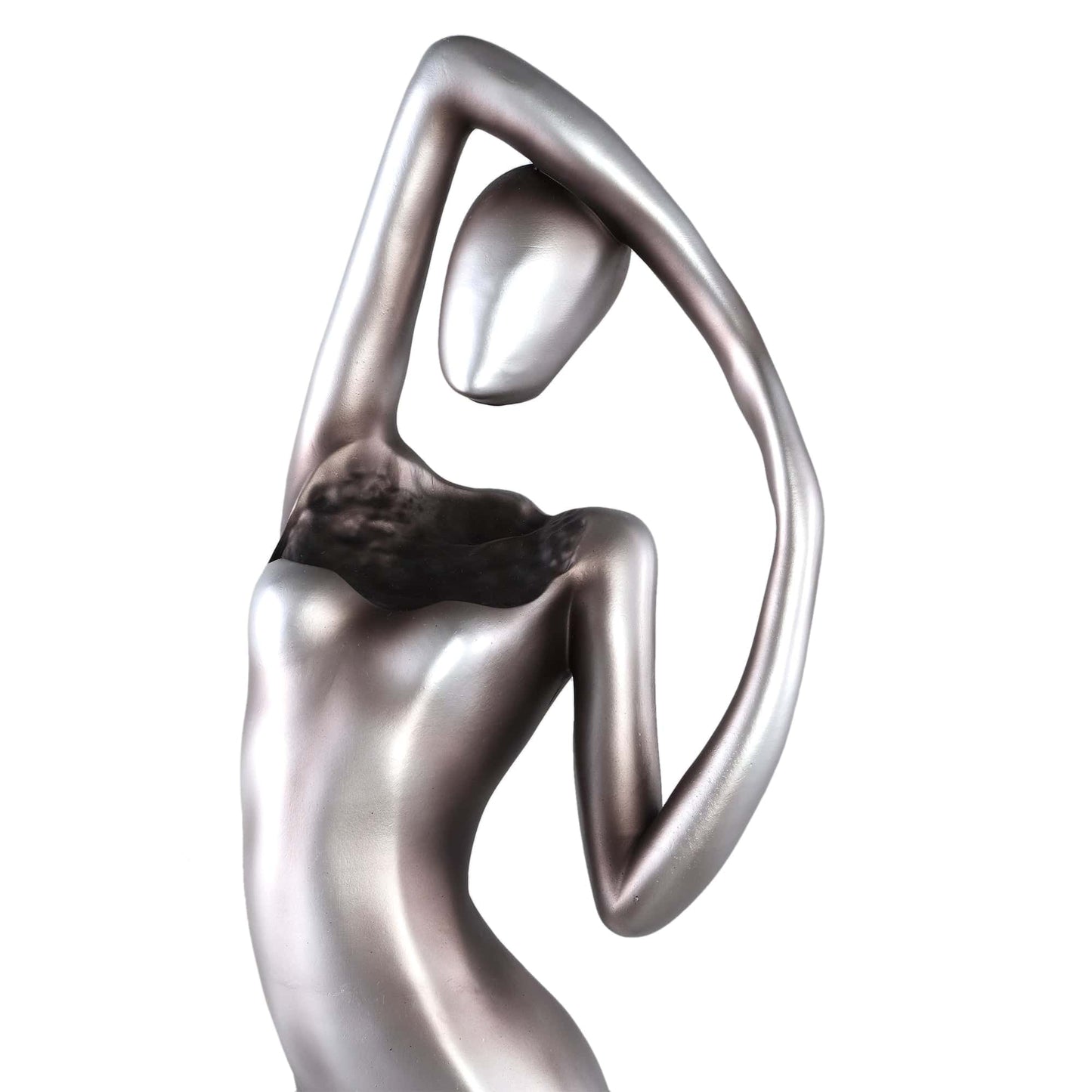 PTMD Leonne Gun Metal polyester beeld vrouwlichaamsvorm