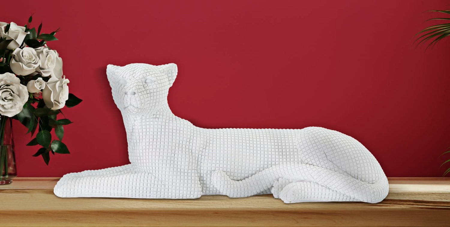 Mauro Ferretti LEOPARD WHITE CM 38X12,5X15,3