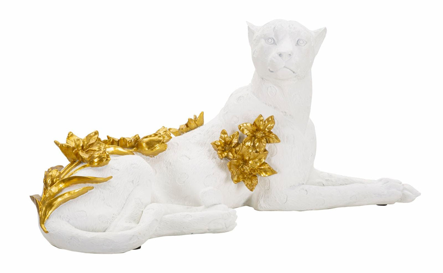 Mauro Ferretti LEOPARD WHITE/GOLD CM 53X21,5X24