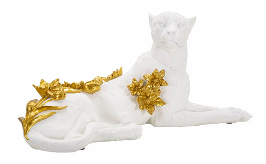 Mauro Ferretti LEOPARD WHITE/GOLD CM 53X21,5X24