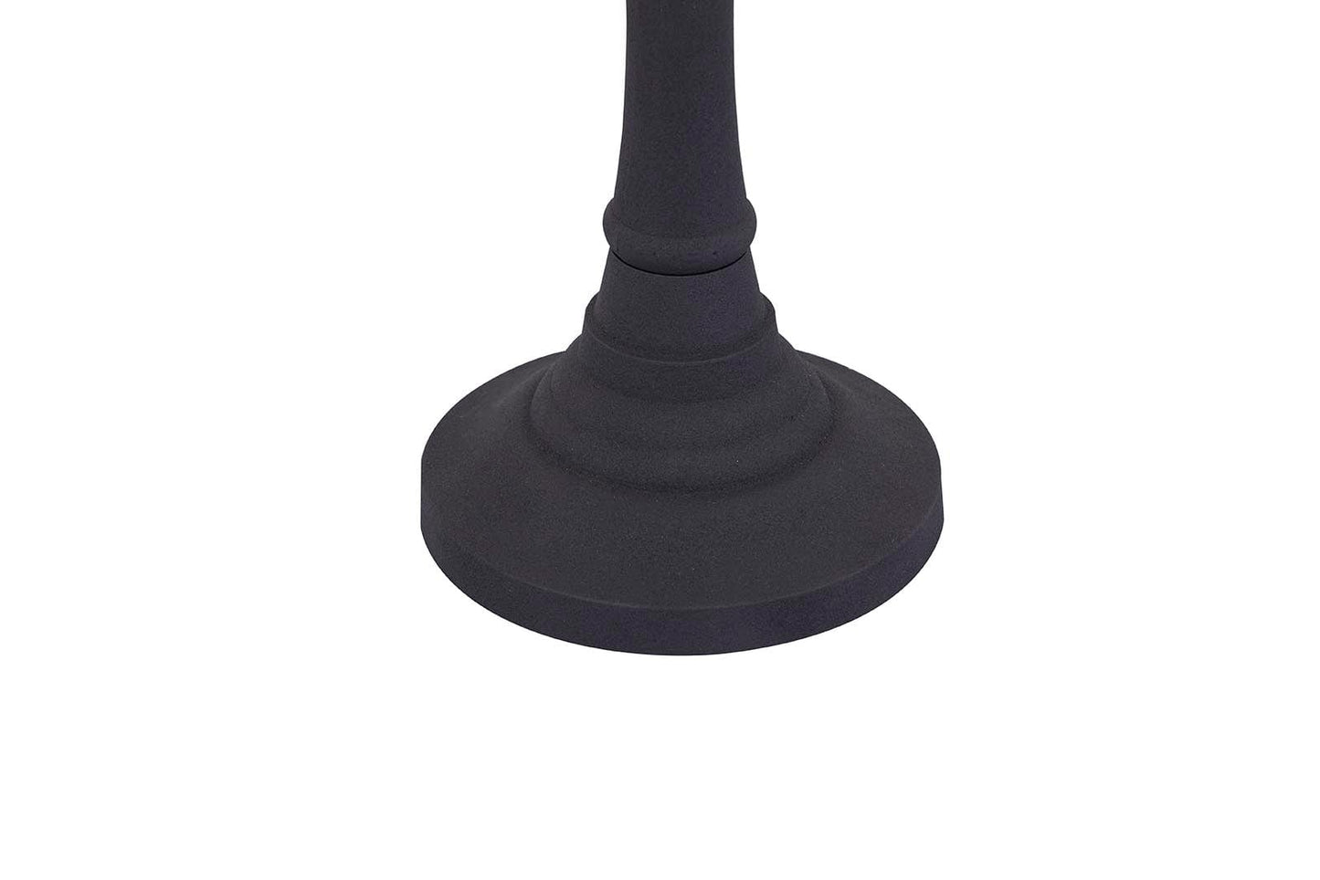 PTMD Lisann Zwart gegoten alu kandelaar rond S