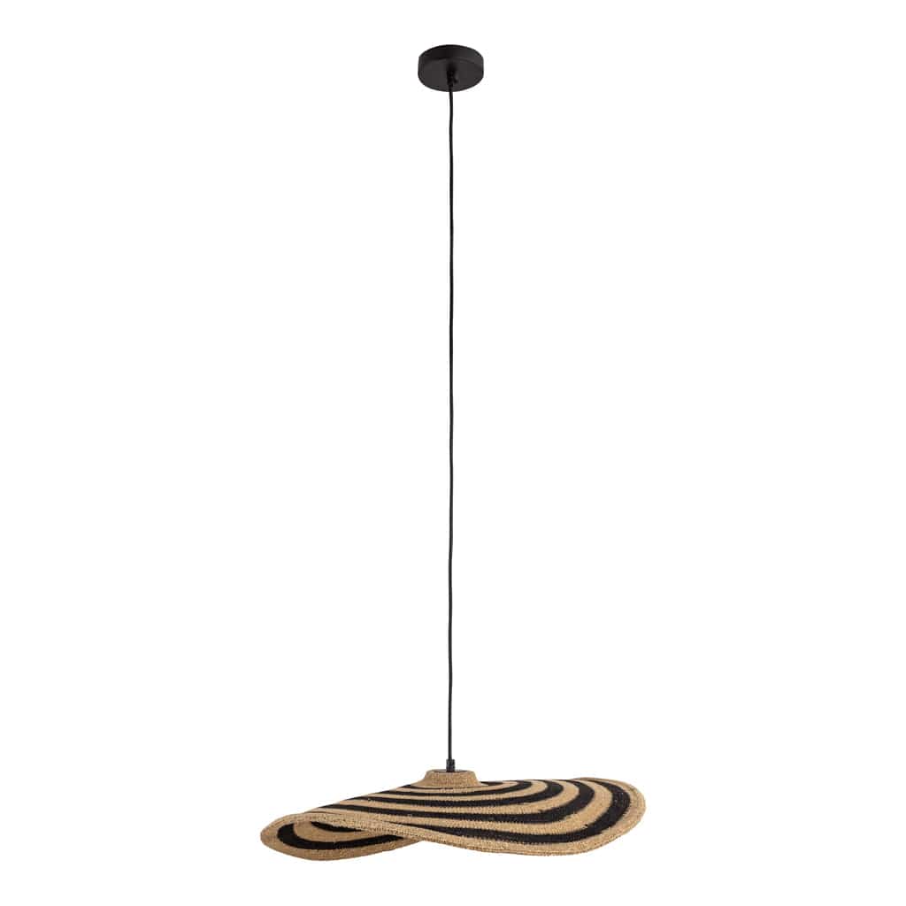 PTMD Loulou Natuurlijke zeegras golvende hanglamp S