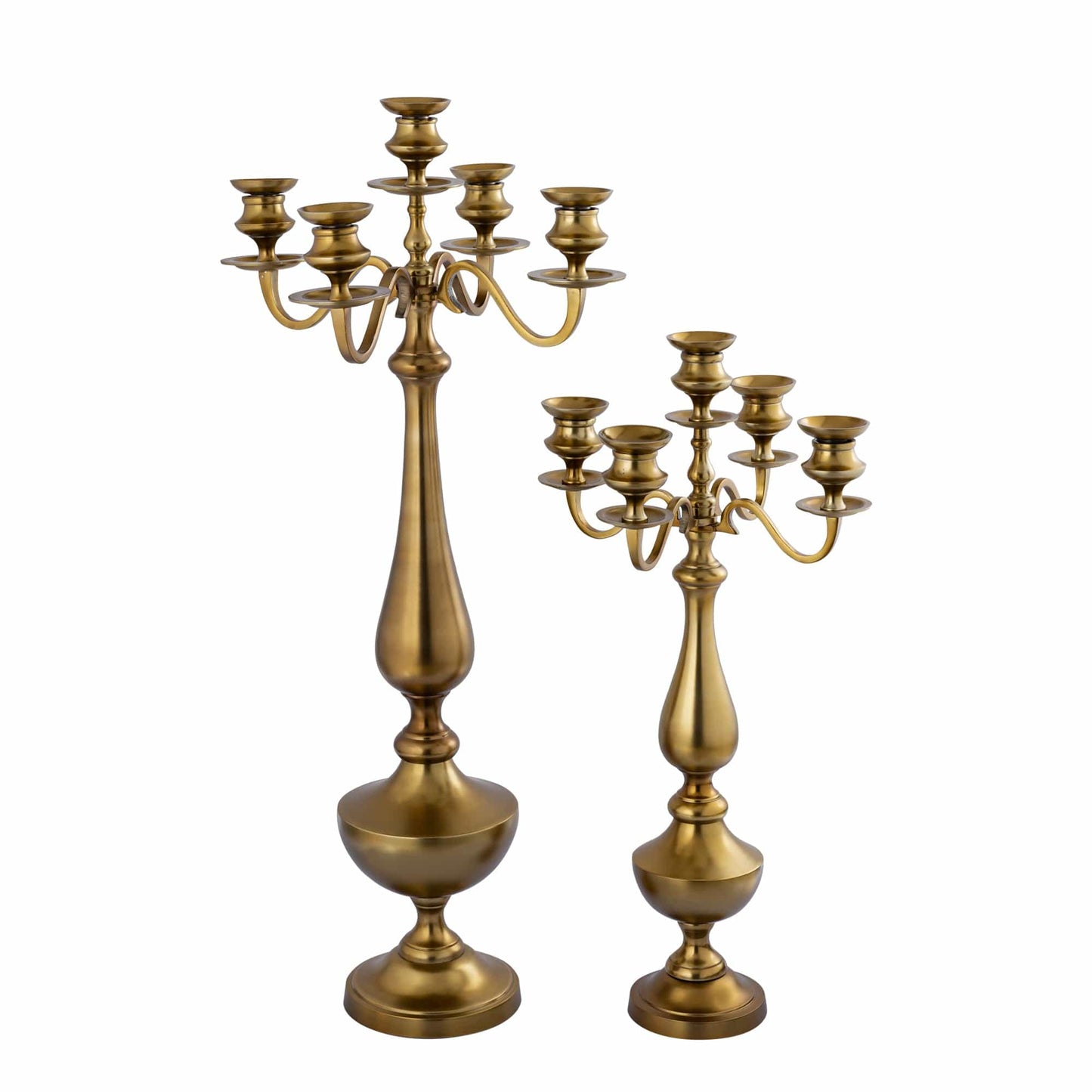 PTMD Manuelle Goud gegoten alu kandelaar M