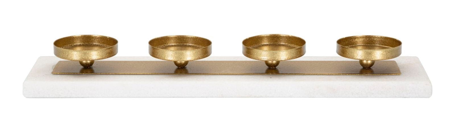 Mauro Ferretti MARBLE CANDLE HOLDER CM 40X10X5