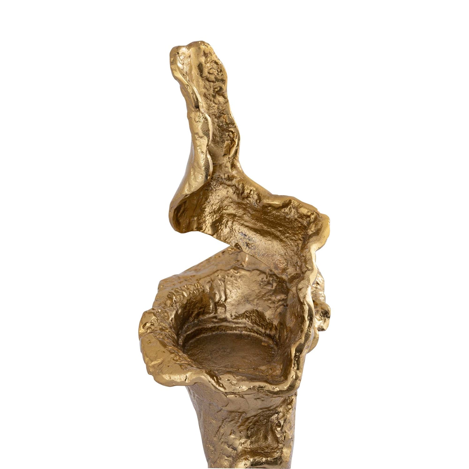 PTMD Mataly Goud gegoten alu kandelaar L