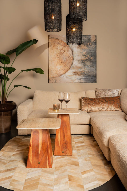 PTMD Megga Brown grote geglazuurde keramische pot dikke randSV2