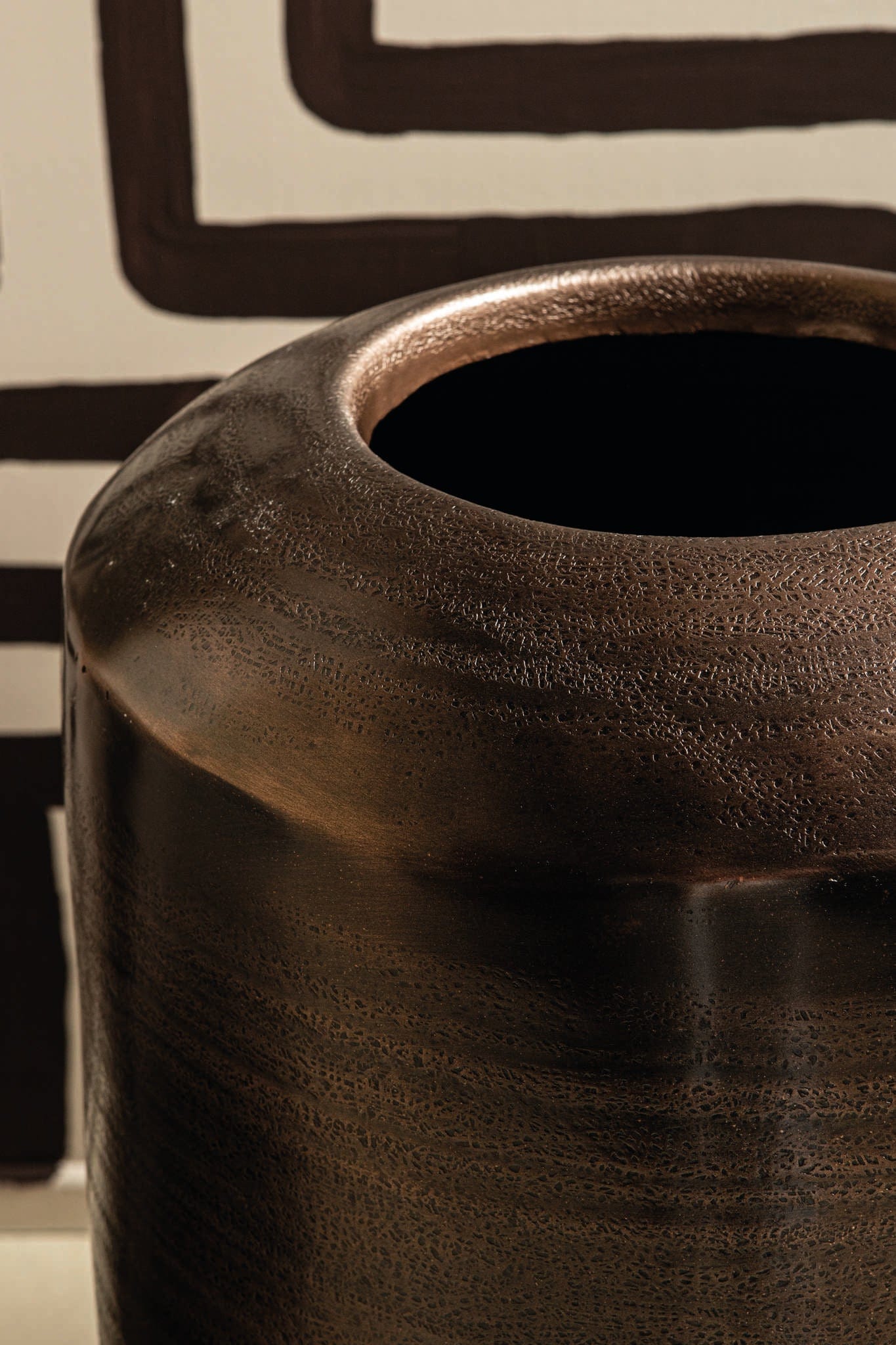 PTMD Michel Koper alu plaatpot hoog rondL