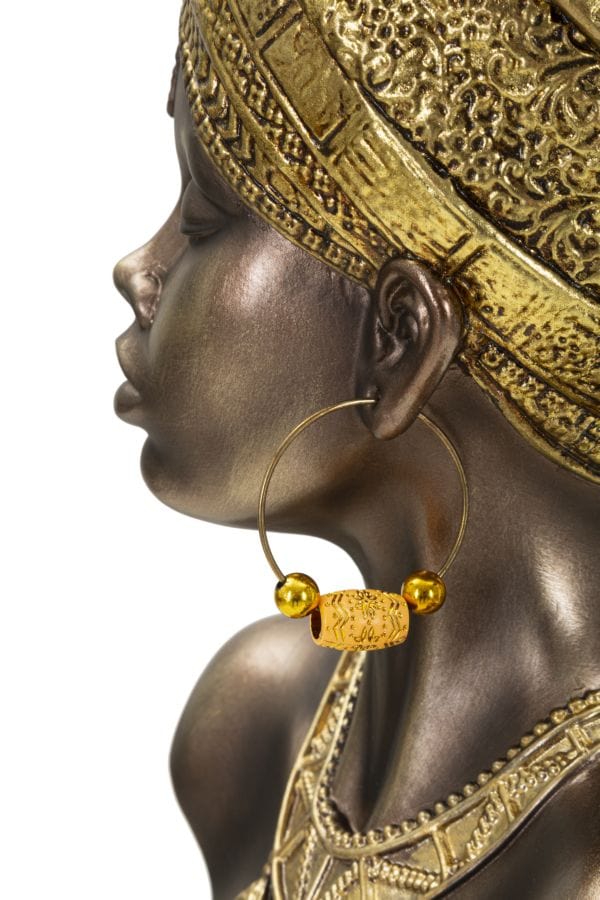 Mauro Ferretti MUMBASA STATUE CM 23,5X17,5X39,5